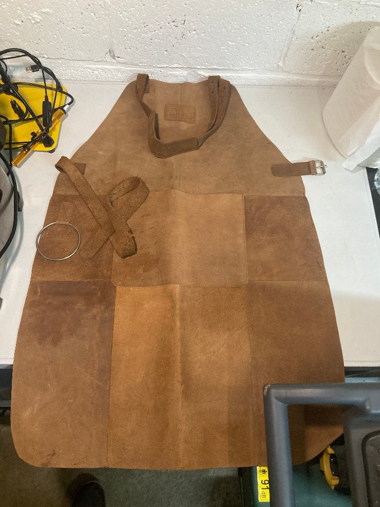 Tablier de protection en cuir véritable (Barbecue / Atelier), Vêtements | Hommes, Ceintures, Porté, Cuir véritable, Enlèvement