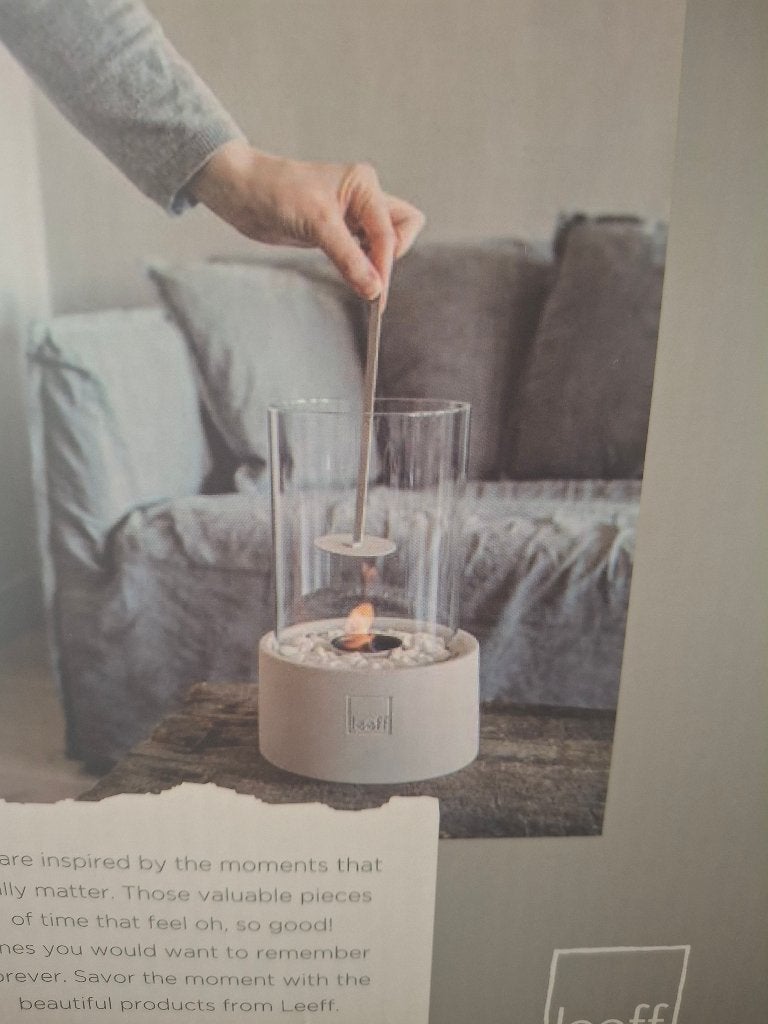 Leeff stone fire tafelhaard nieuw nog in de verpakking, Huis en Inrichting, Haarden, Ophalen, Nieuw, Overige soorten