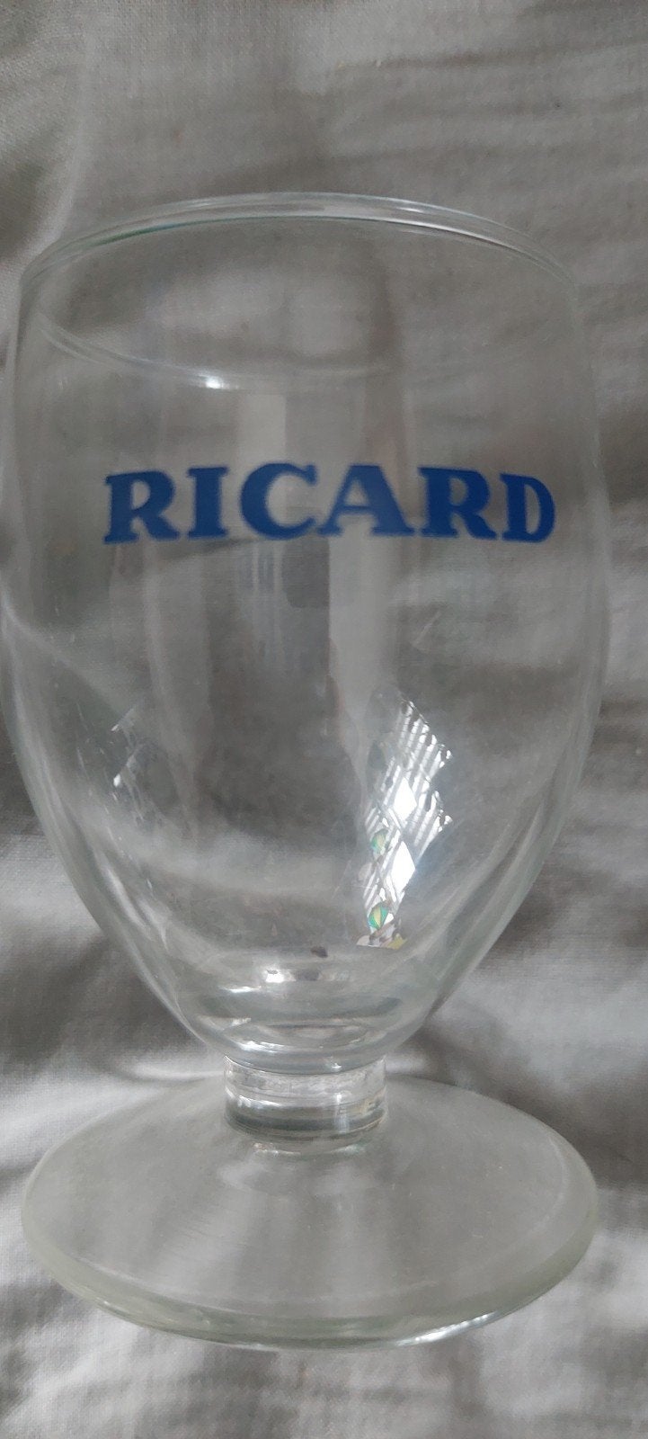 mini verre ricard écriture bleu, Collections, Marques & Objets publicitaires, Enlèvement ou Envoi