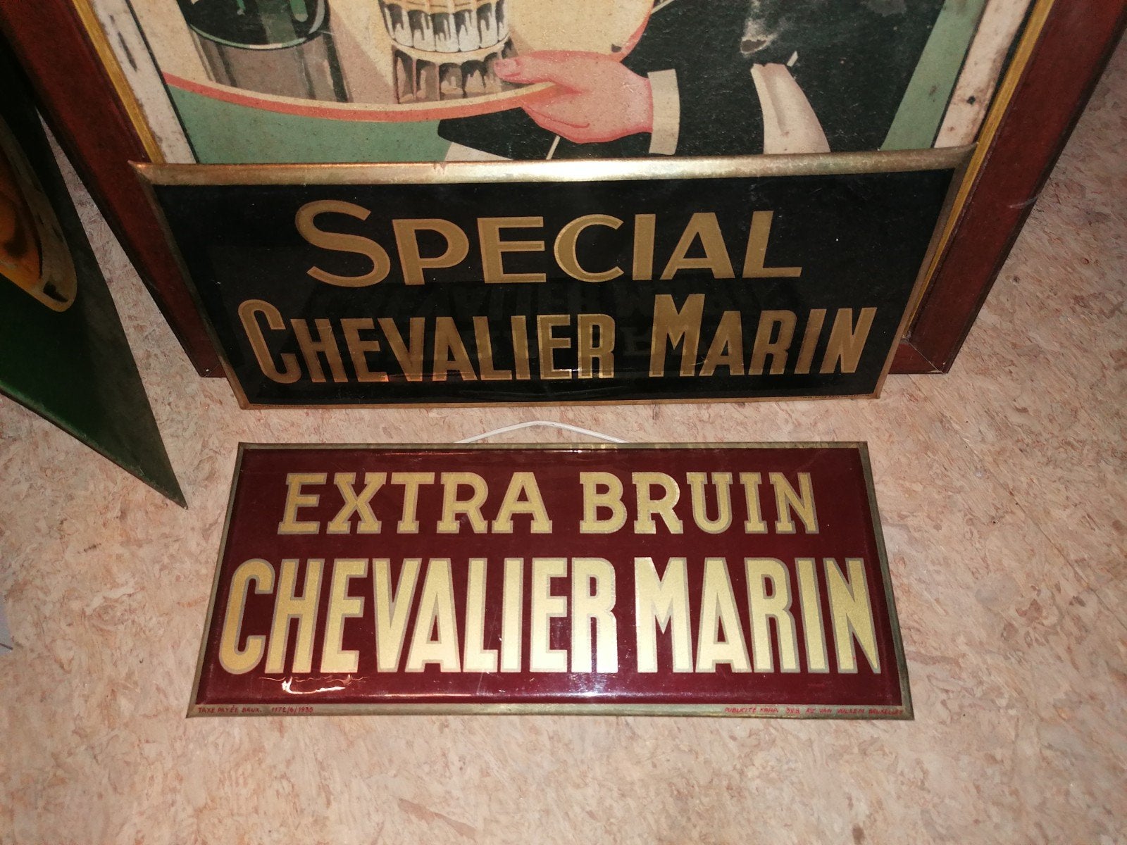 2 oude réclamés chevalier marin, Verzamelen, Ophalen