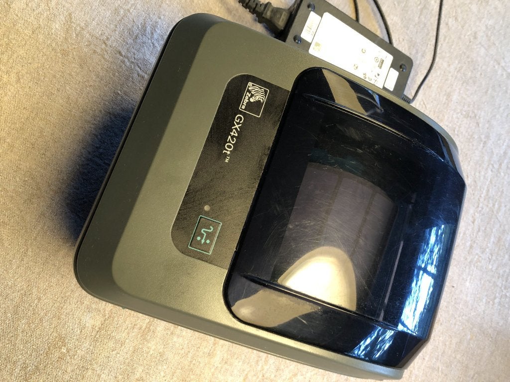 LABELPRINTER ZEBRA GX420T, Computers en Software, Ophalen, Zo goed als nieuw, Etiket, Zebra