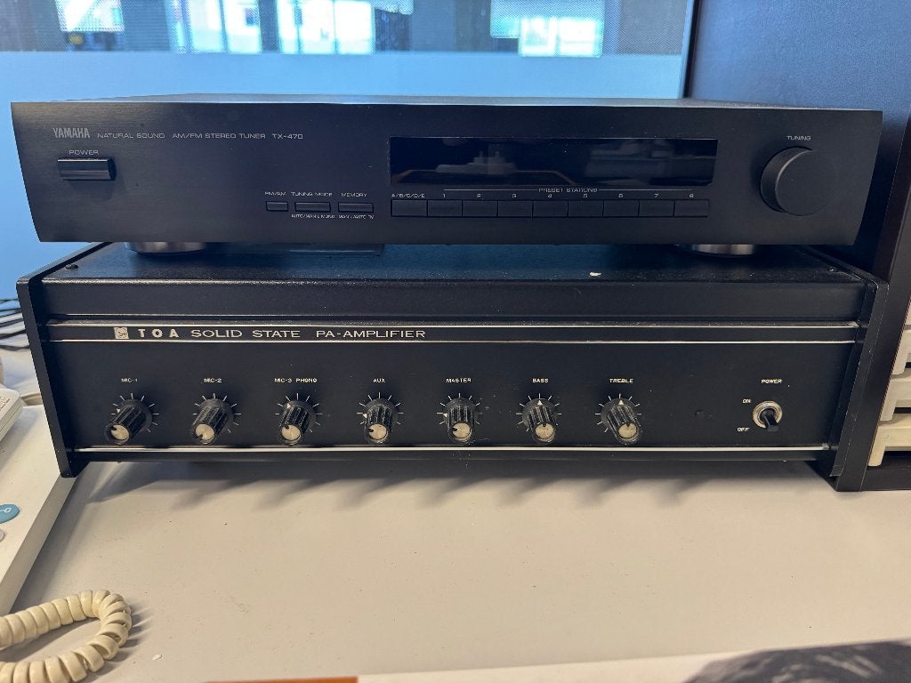 Vintage TOA TA-268 PA-versterker 100W (100V/70V lijn), Ophalen, Gebruikt