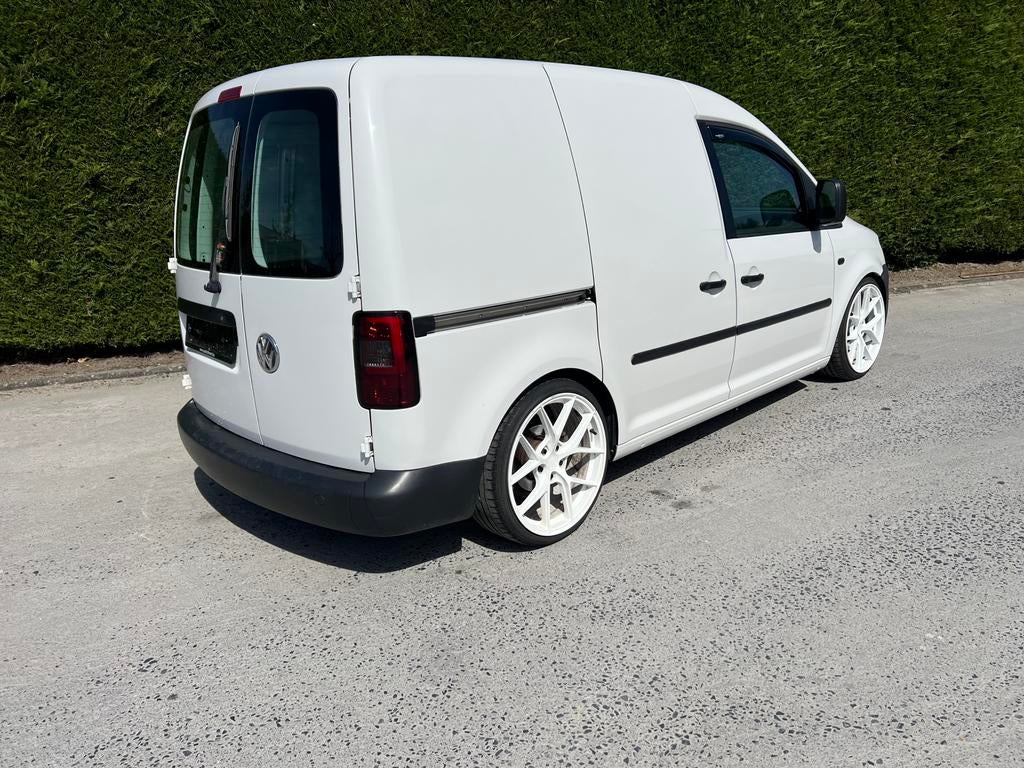 Volkswagen Caddy • 1.6 Diesel • Airco •, Voorwielaandrijving, Euro 6, Wit, Leder