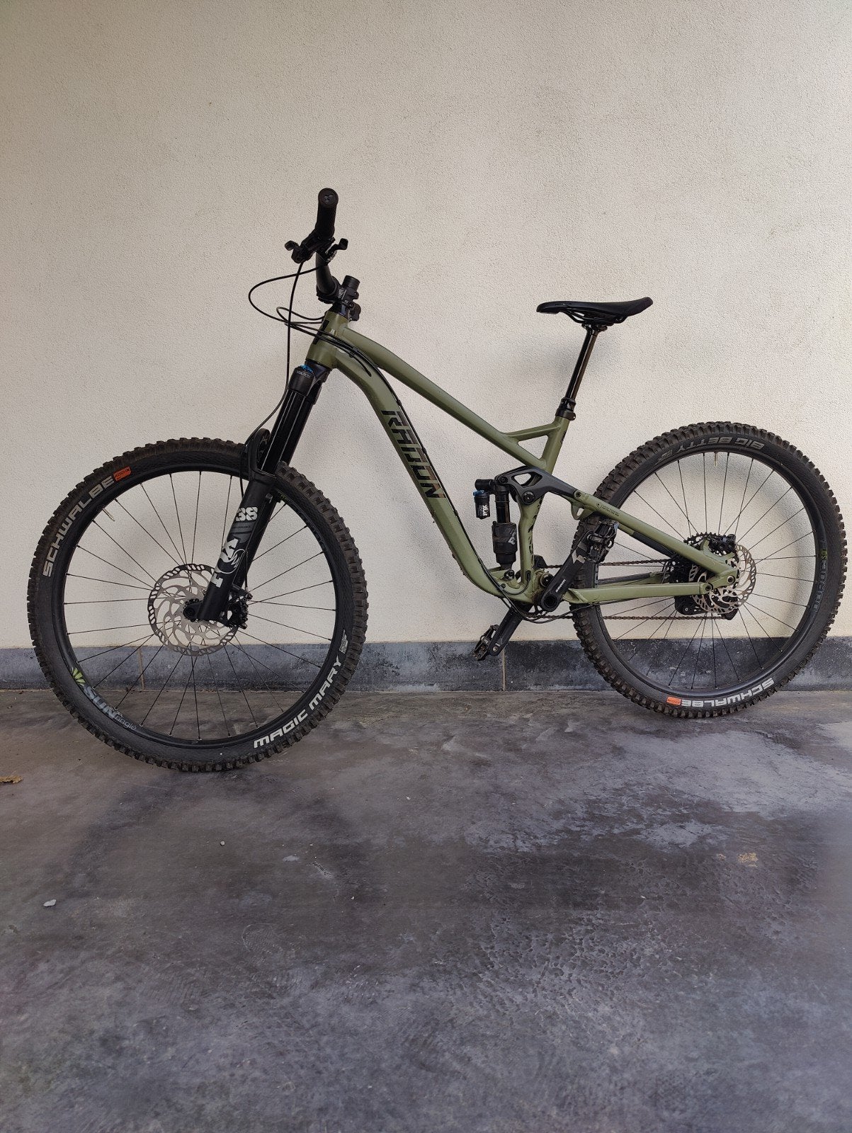 MBT enduro Radon Swoop, Enlèvement
