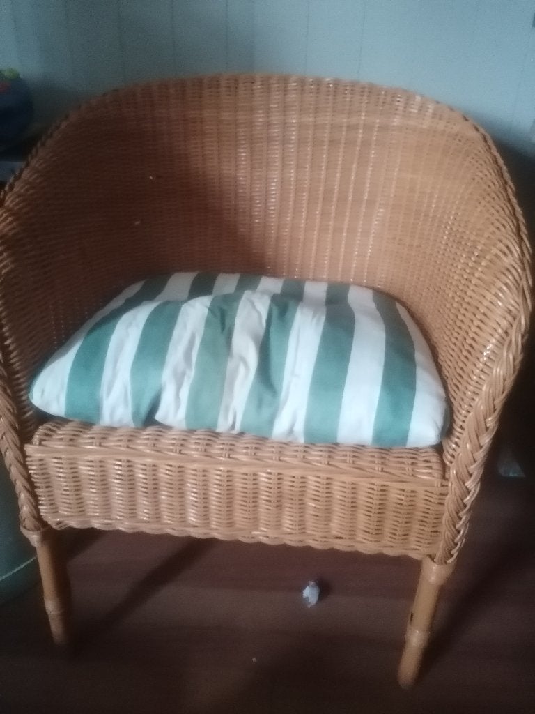 Rieten zetel, Huis en Inrichting, Ophalen