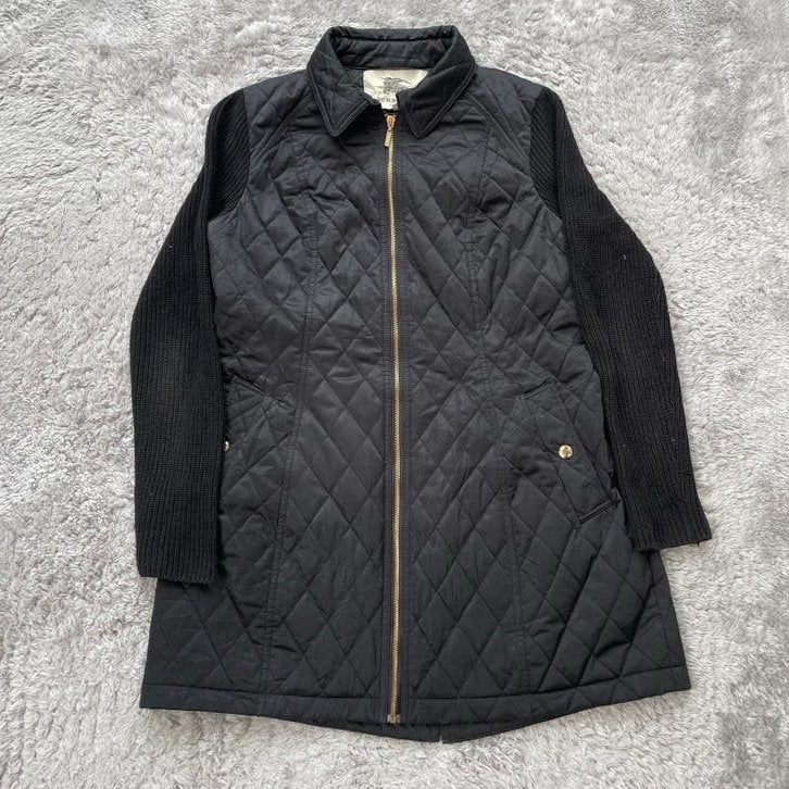 Burrbery Quilted Hybrid Zip Jacket, Ophalen of Verzenden