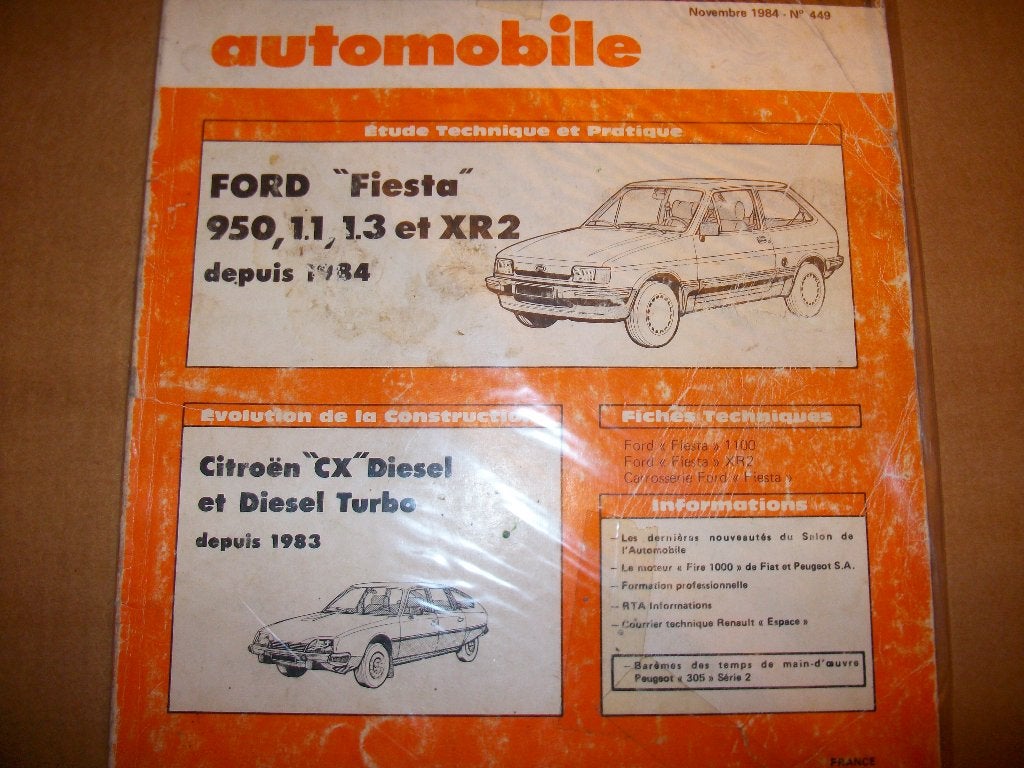 revue technique ford fiesta Mk2 de 1983-1984, Ophalen of Verzenden
