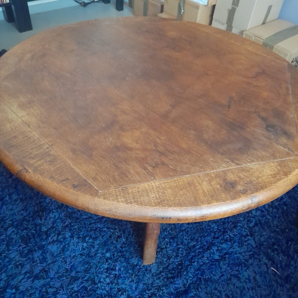 Salontafel, Ophalen, Gebruikt, 100 tot 150 cm, Eikenhout