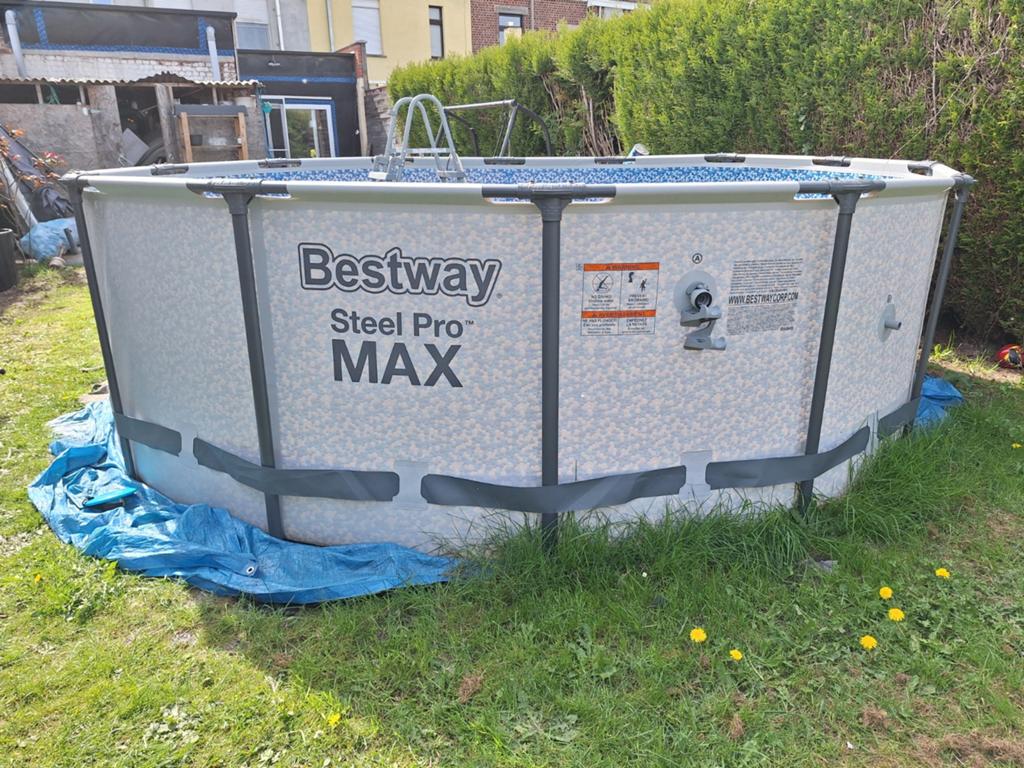 Bestway steel pro max zwembad van 4,27 m, hoogte 1,22 m, Ophalen