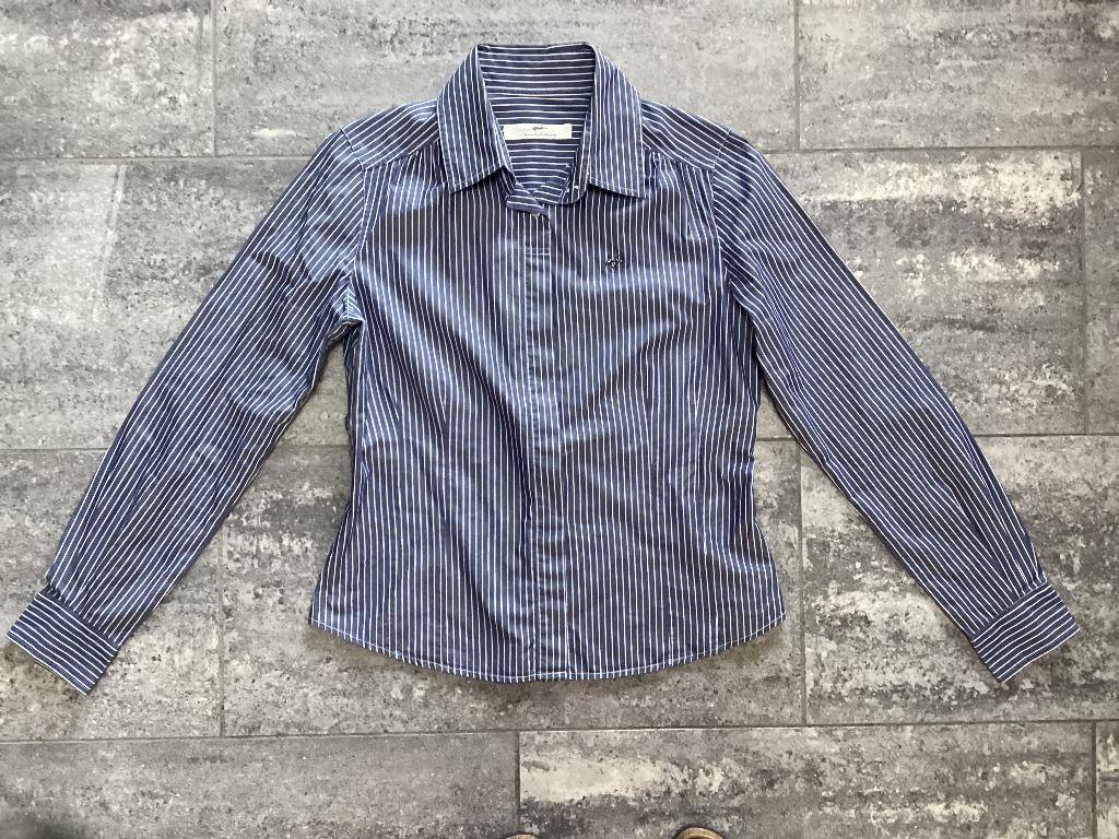 Hemd/ Blouse Thomas Burberry 38/40, Kleding | Dames, Maat 38/40 (M), Blauw, Ophalen of Verzenden, Zo goed als nieuw
