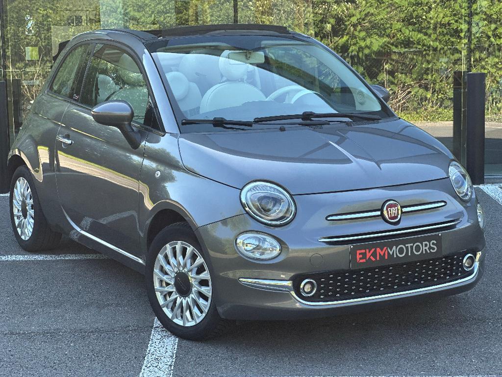 Fiat 500c / Airco / Sensoren / 108728km, Auto's, 4 zetels, Cabriolet, Leder en Stof, 115 g/km