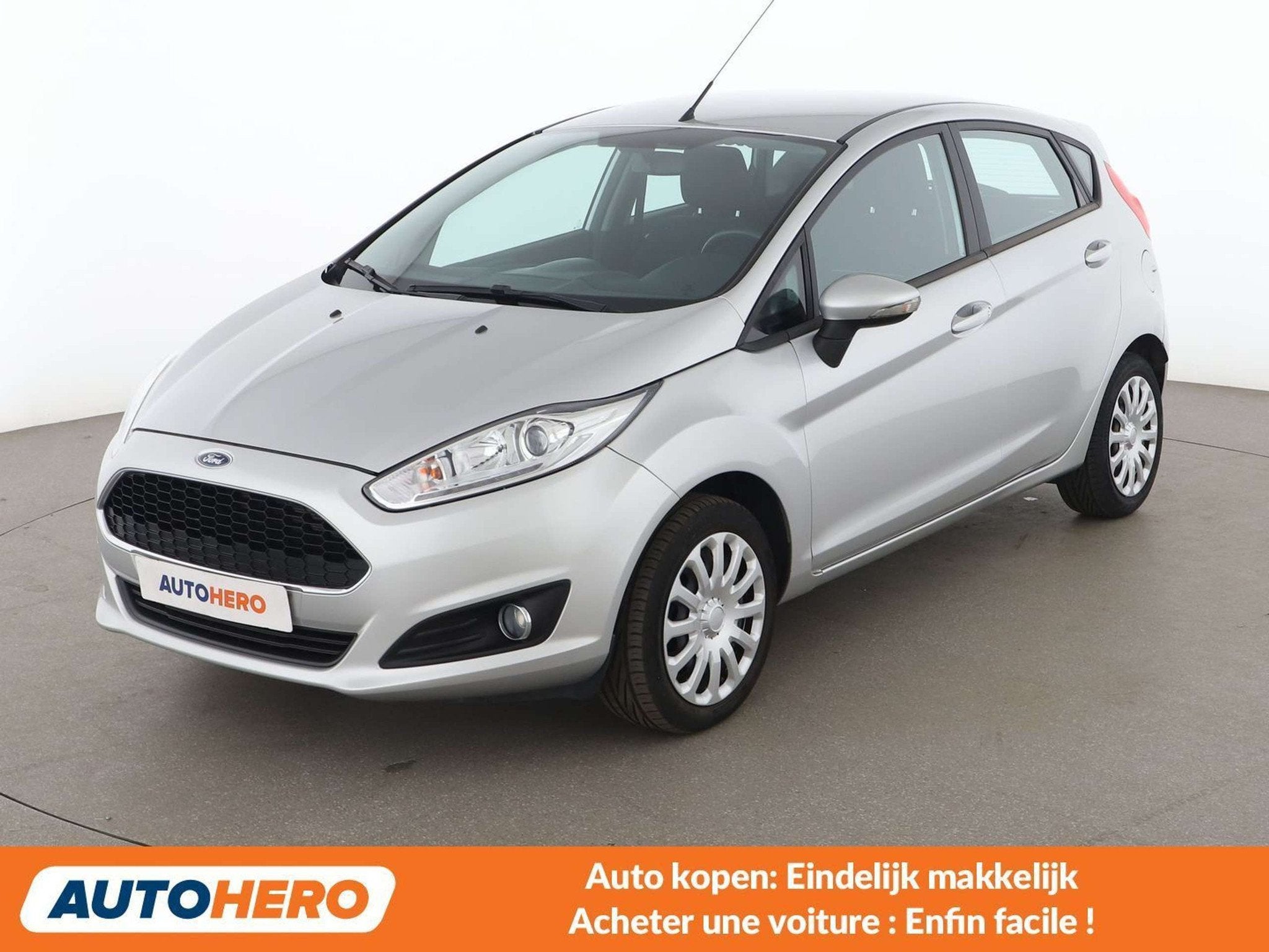 Ford Fiesta 1.0 Trend (bj 2016), Auto's, Ford, Voorwielaandrijving, Stof, Gebruikt, Zwart