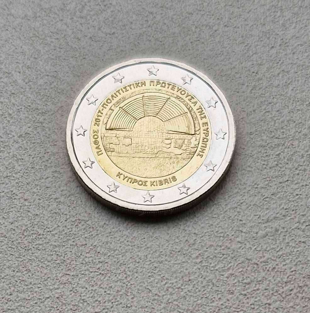 2 Euro Cyprus 2017 Paphos cultuurstad UNC, Postzegels en Munten, Ophalen of Verzenden, Cyprus, 2 euro, Losse munt