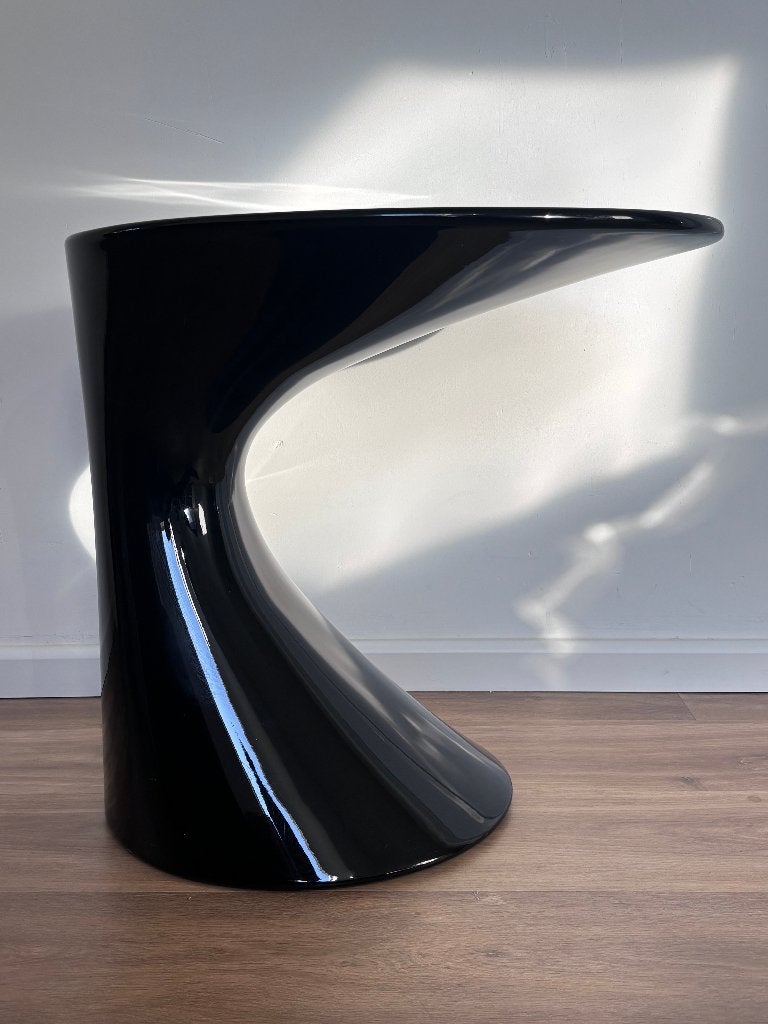 Zanotta Tod - Bijzettafel, Antiquités & Art, Table, Noir, Plastique, Enlèvement