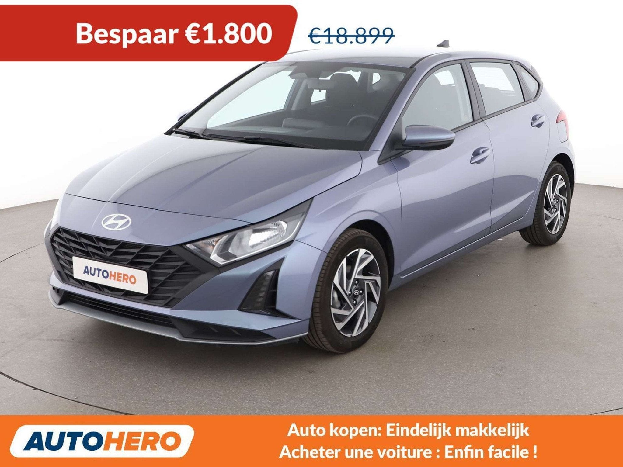 Hyundai i20 1.2 Select (bj 2026), Auto's, Hyundai, Voorwielaandrijving, Stof, Gebruikt, Zwart