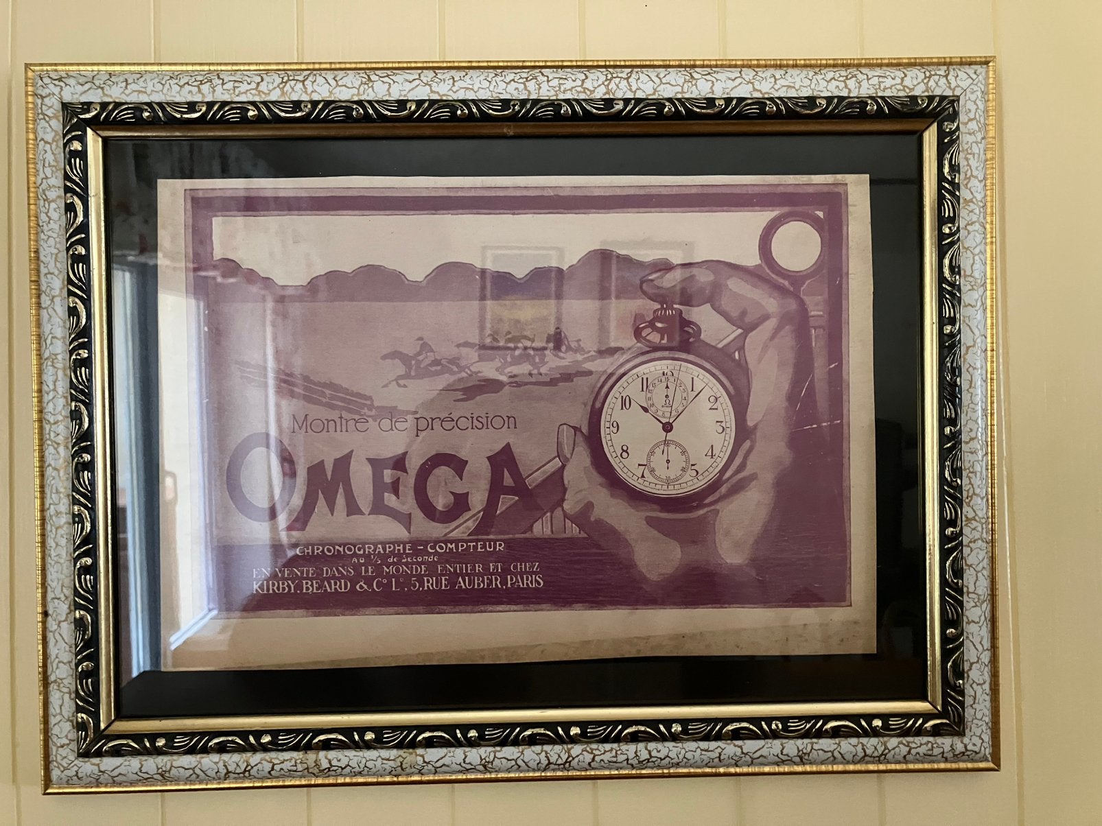Omega uurwerken art deco reclame, Verzamelen, Ophalen of Verzenden