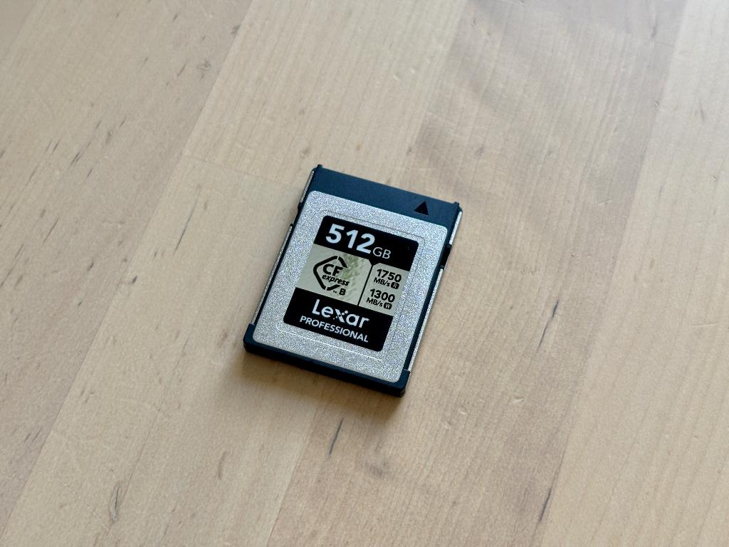 Lexar 512gb CFexpress Type B, Ophalen