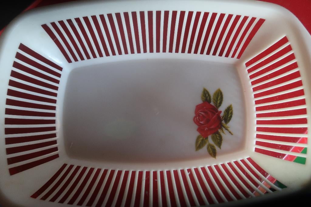 retro broodmandje Moplen, Kunststof, Gebruikt, Schaal, Ophalen of Verzenden