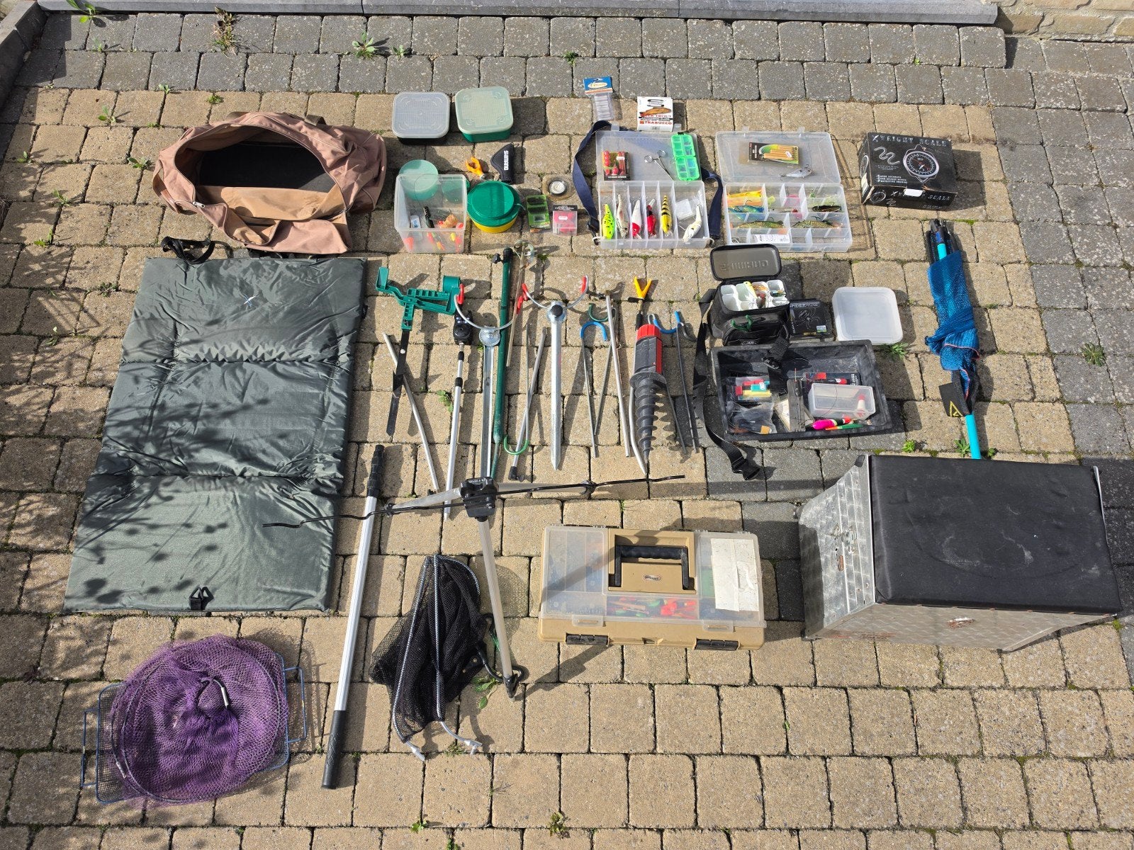 Complete hengelsportuitrusting – alles in één koop, Ophalen, Gebruikt, Overige typen