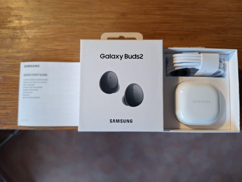Samsung Buds2 met originele verpakking, Télécoms, Téléphonie mobile | Écouteurs, Réduction active du bruit, Enlèvement, Utilisé