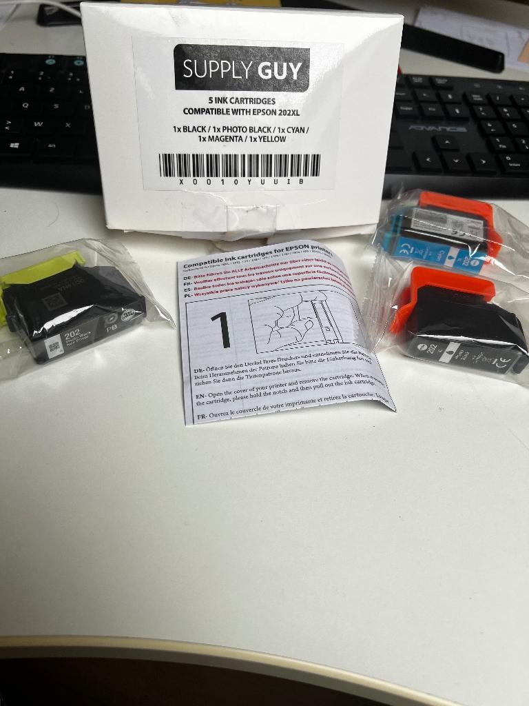 Lot de 8 cartouches encre imprimante compatibles Epson 6110, Enlèvement ou Envoi, Neuf, Cartridge, Epson