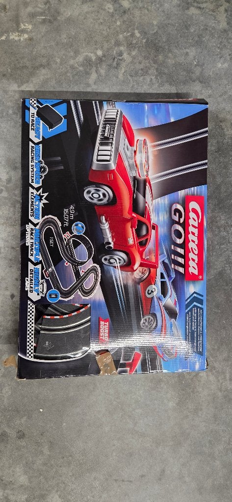 Carrera GO!!! Smoking Tires racebaan 4,9 m, Ophalen, Gebruikt, Jongen of Meisje