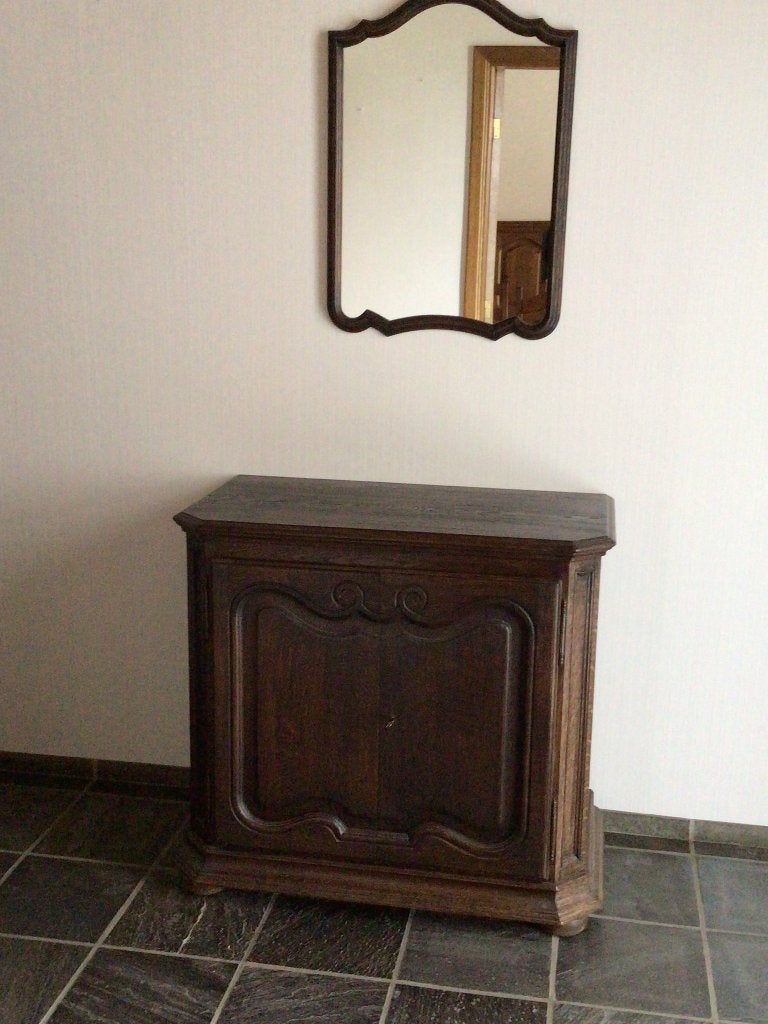 Kast met spiegel, Maison & Meubles, Armoires | Armoires murales, Avec porte(s), Moins de 150 cm, Enlèvement, Utilisé