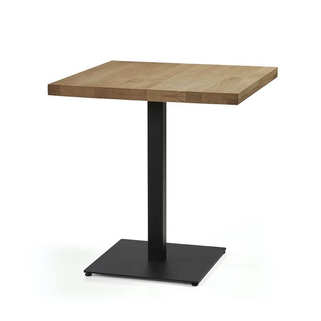 Nieuw bistro tafel massief eiken blad 300 euro., Ophalen, Nieuw