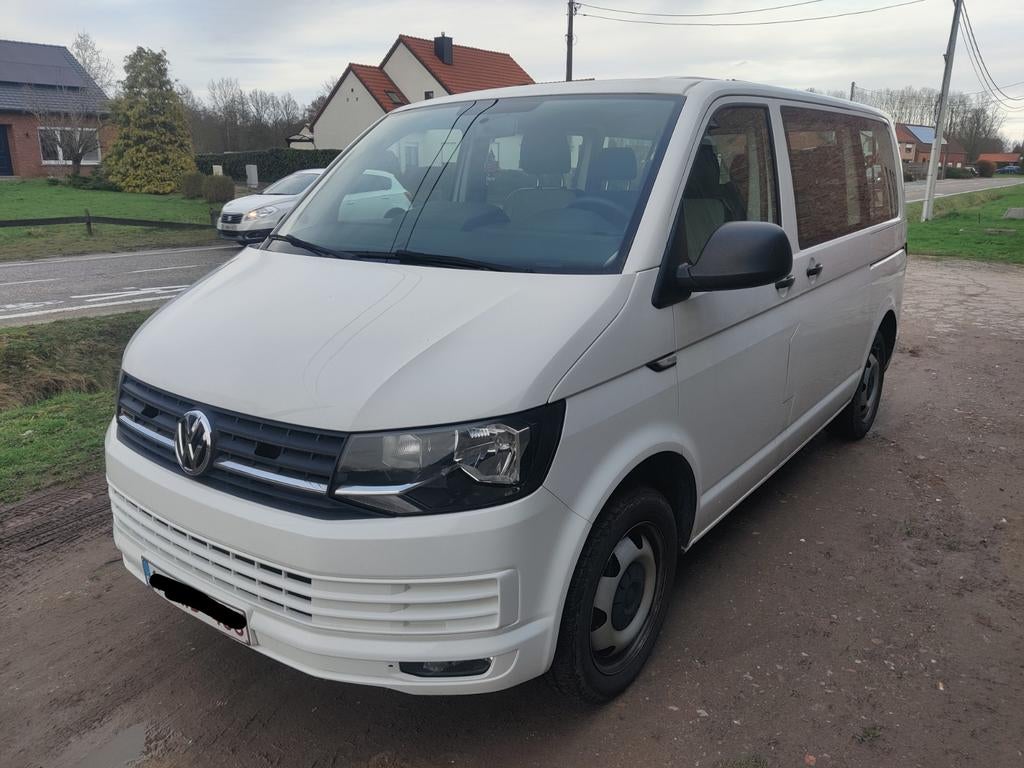 Volkswagen Transporter T6, Auto's, Euro 6, 4 cilinders, Wit, Vierwielaandrijving