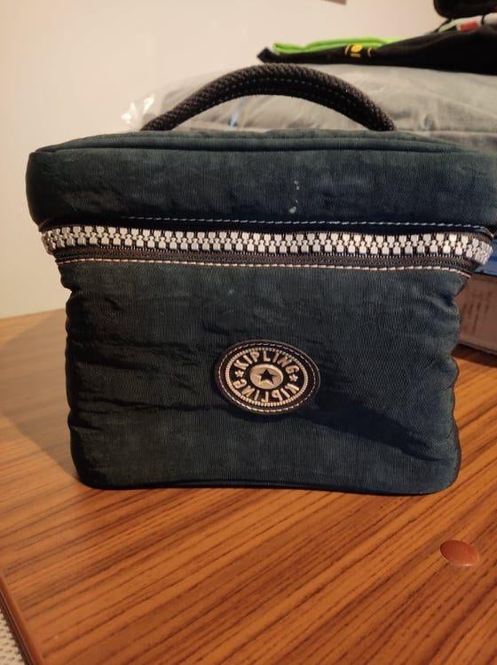 Beautycase, Gebruikt, Softcase, Blauw, Ophalen of Verzenden