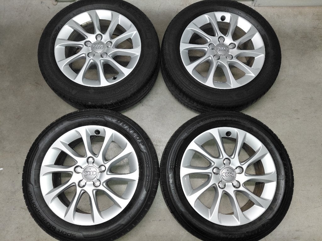 Originele 16 inch velgen met zomerbanden Audi A3 (2012-2026), Auto-onderdelen, Ophalen, Gebruikt, 16 inch, Banden en Velgen