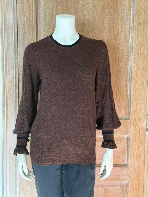 Neuwe bruine/goudgespikkelde pull Gigue - maat 40, Kleding | Dames, Bruin, Nieuw, Ophalen of Verzenden, Gigue