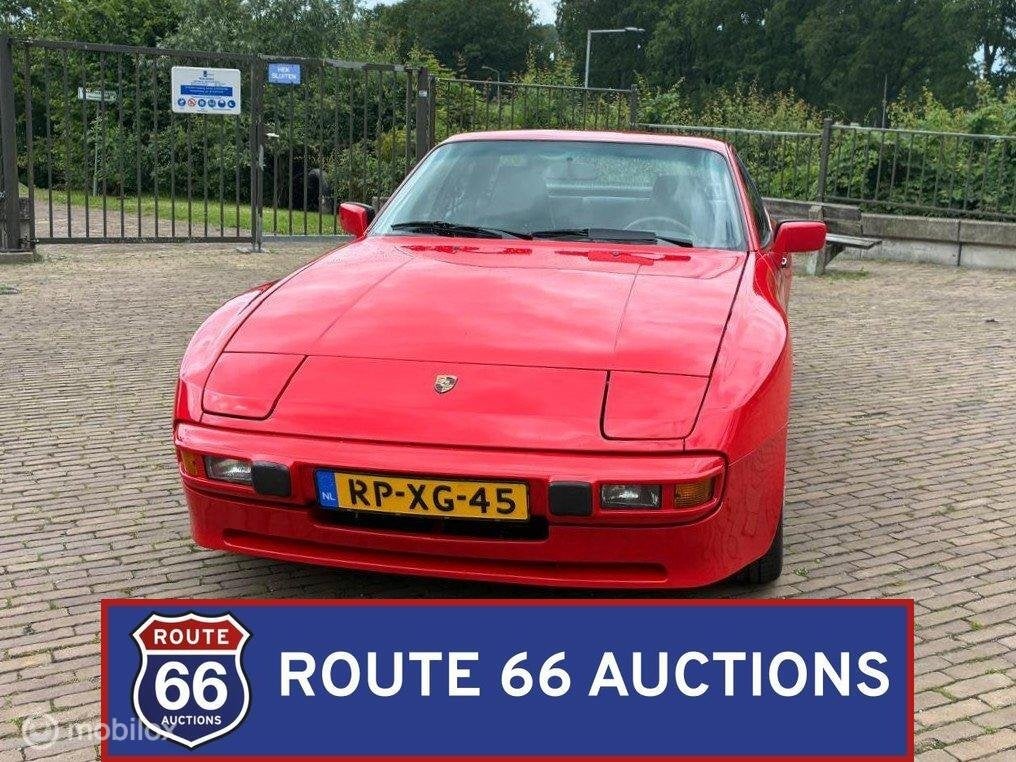 Porsche 944 | 1987 | Route 66 Auctions, Auto's, Zwart, Bedrijf, Overige carrosserie, Porsche