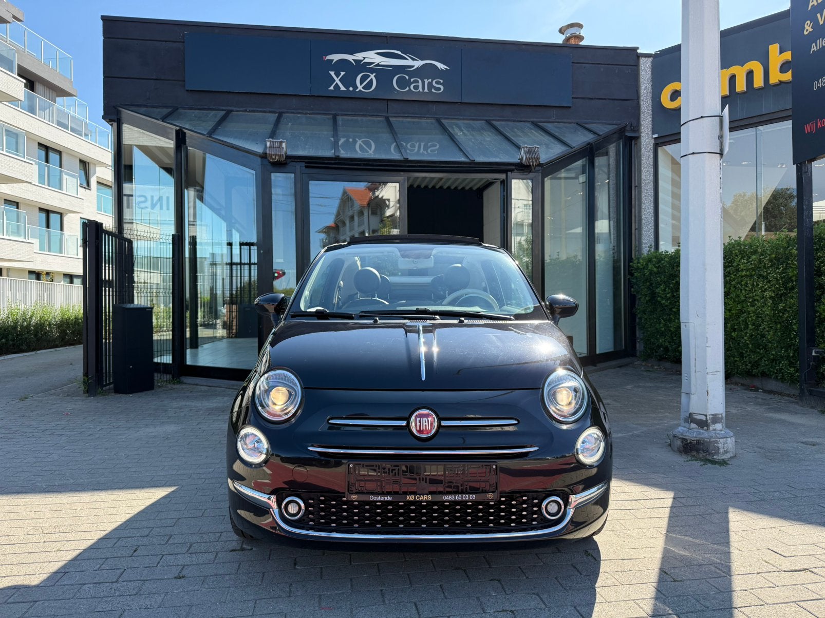 Fiat 500 | Star | Cabrio | Automaat | 2020 | Garantie |, Auto's, Fiat, 4 zetels, Zwart, Leder, Bedrijf
