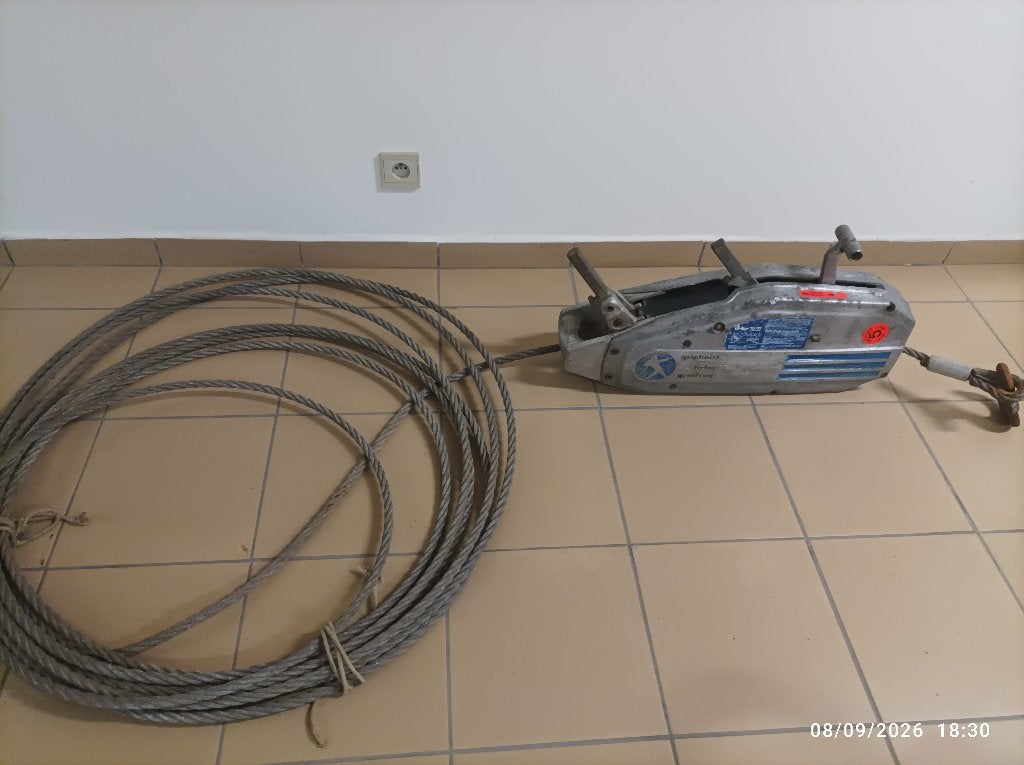 PROFESSIONELE TRACTEL TIRFOR EN KABELS, Doe-het-zelf en Bouw, Ophalen