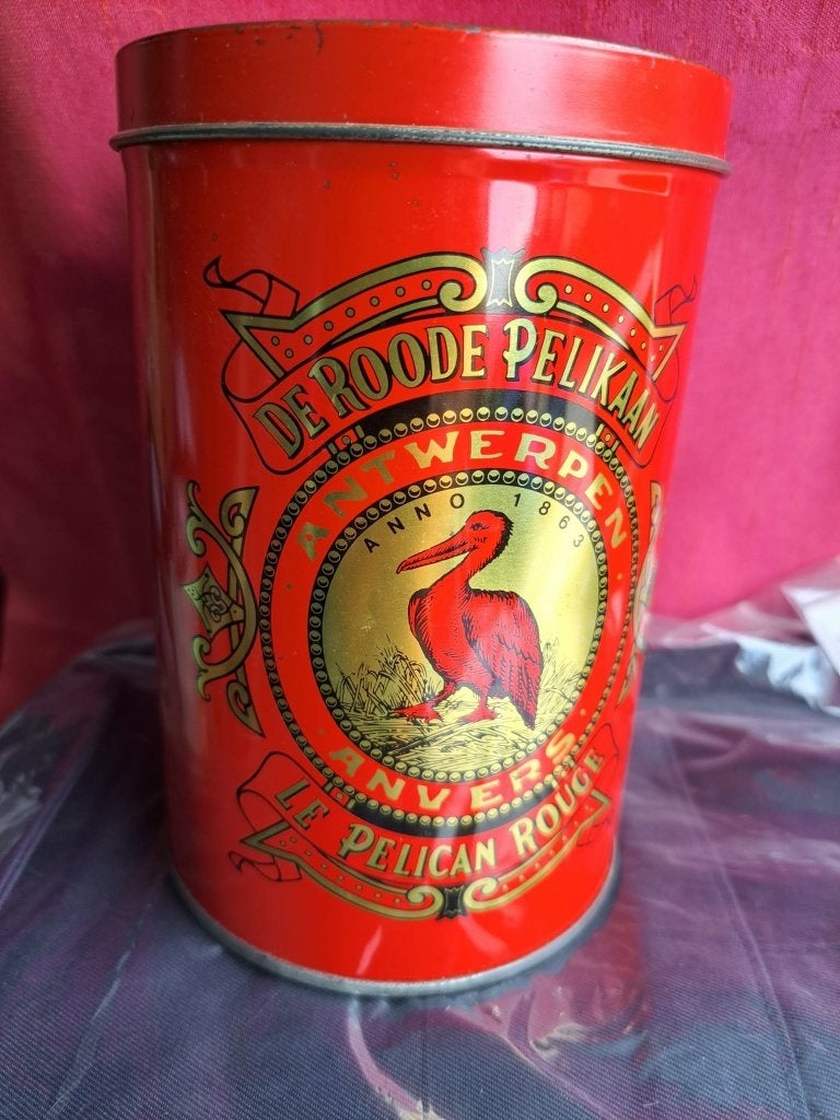 vintage emaille, kookpot, De Roode Pelicaan, schaal, kom..., Ophalen of Verzenden