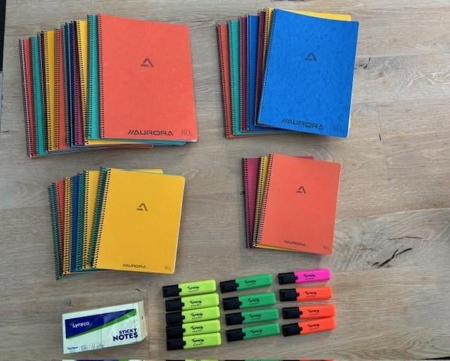Carnets à spirale Aurora + marqueurs de texte — Nouveau !, Enlèvement ou Envoi, Neuf