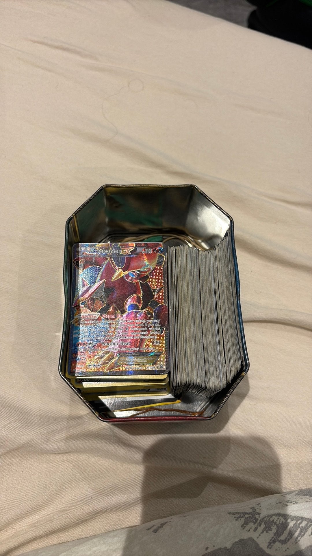 Pokemon kaarten+doos, Ophalen of Verzenden