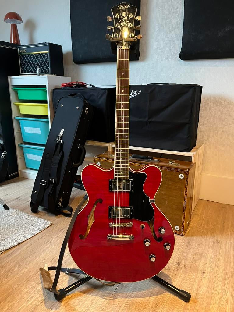 Hofner Verythin, Muziek en Instrumenten, Ophalen, Zo goed als nieuw
