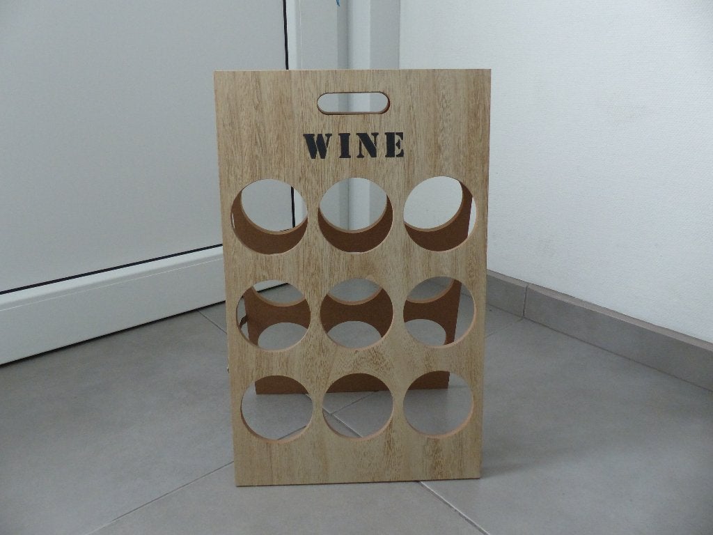 Joli casier à vin en bois pour bouteilles de vin, Maison & Meubles, Enlèvement ou Envoi, Comme neuf