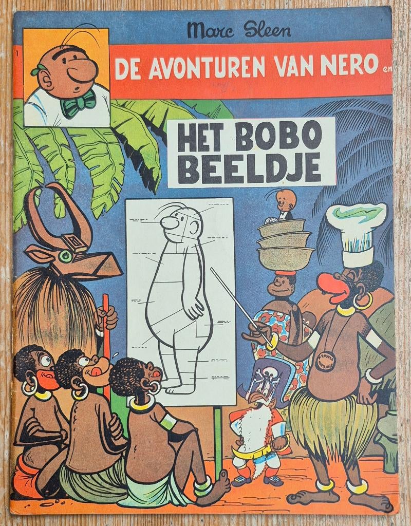 Nero 1 Het Bobo-Beeldje 1e druk 1965 Marc Sleen, Enlèvement ou Envoi, Marc Sleen, Une BD, Utilisé