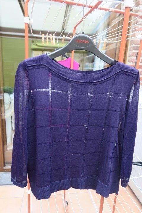 Fijn nieuw pulleke donkerblauw Julia June mt 40, Kleding | Dames, Maat 38/40 (M), Blauw, Nieuw, Ophalen of Verzenden