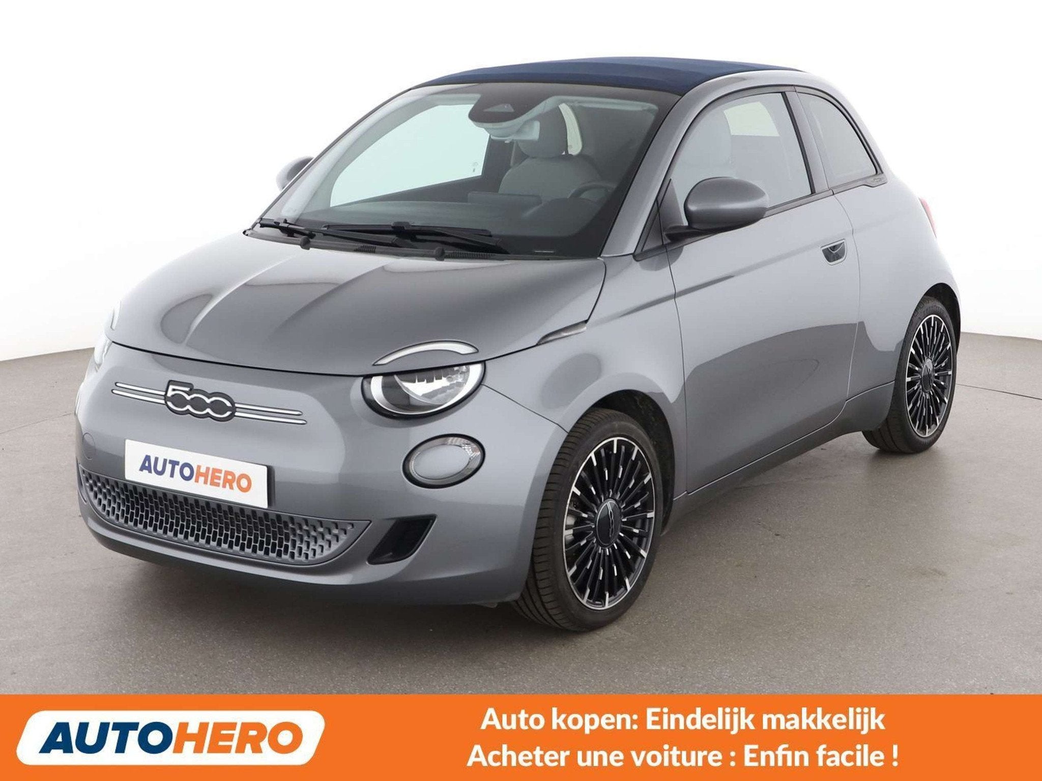 Fiat 500E electric drive 87 kW Icon (automatique), Autos, Argent ou Gris, Achat, 87 kW, Détection des panneaux routiers