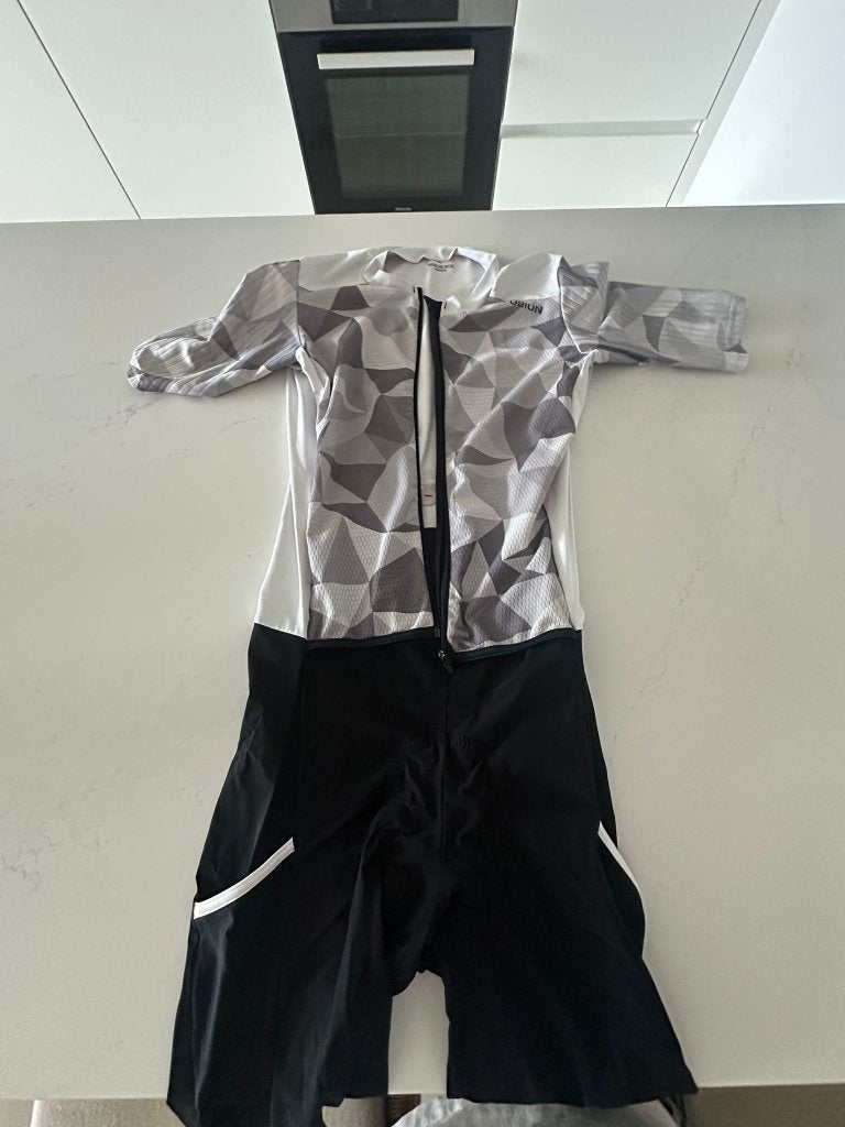 Triatlon - Trisuit - TEMPO! TWO Tri Suit - Unisex - L, Kleding | Heren, Ophalen, Maat 52/54 (L), Meerkleurig, Zo goed als nieuw