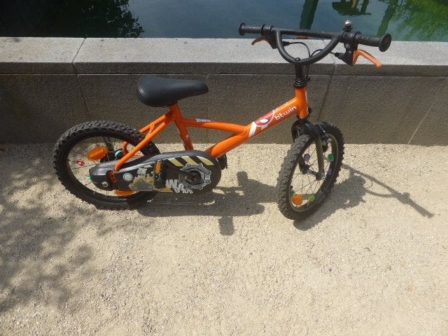 kinderfiets, Fietsen en Brommers, Ophalen, Terugtraprem, Btwin Decathlon, 16 tot 20 inch