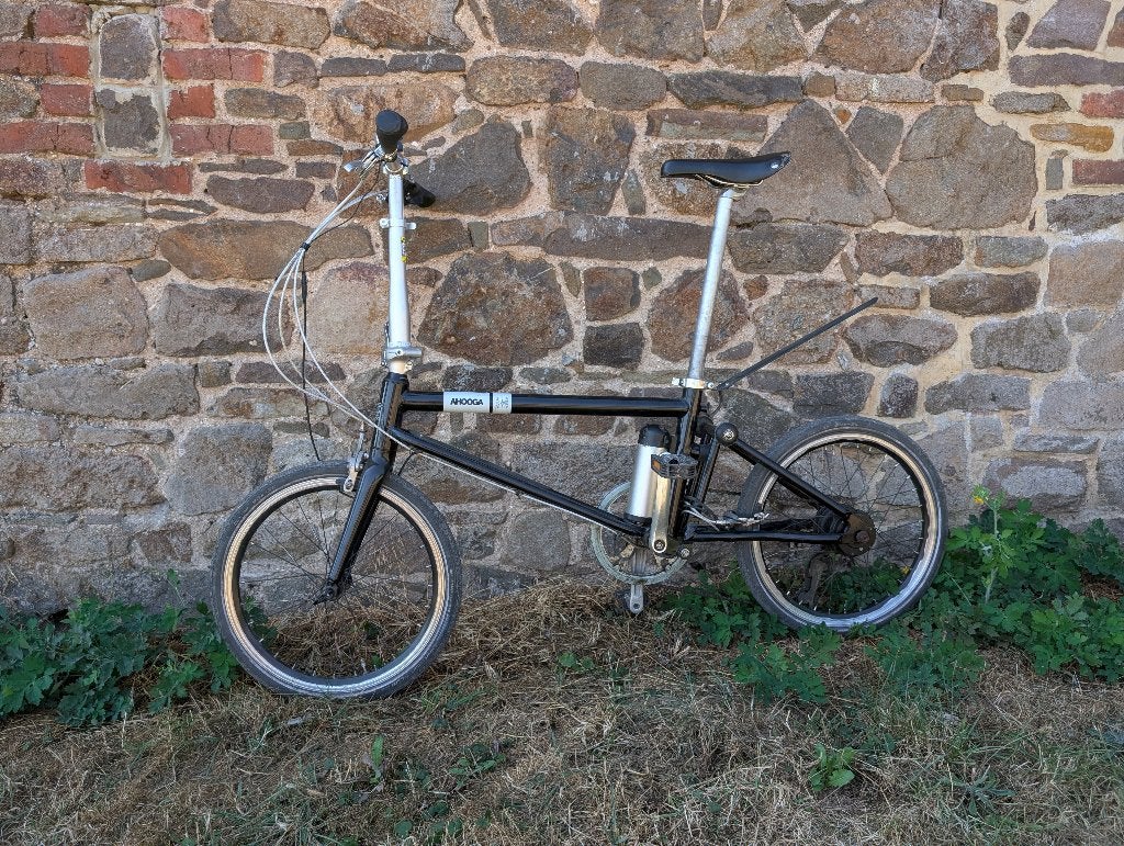 Vélo électrique pliable Ahooga eBike, Enlèvement, Utilisé, Moins de 30 km par batterie, Autres marques