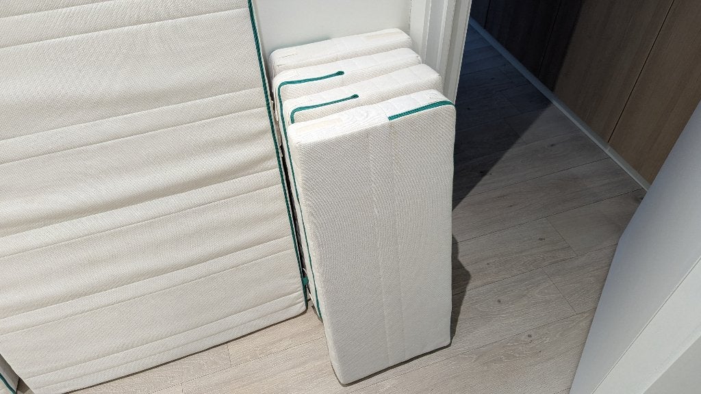 IKEA NATTSMYG foammatras meegroeibed 80x200 cm (2 stuks), Kinderen en Baby's, Kinderkamer | Bedden, Gebruikt, 180 cm of meer, 70 tot 85 cm