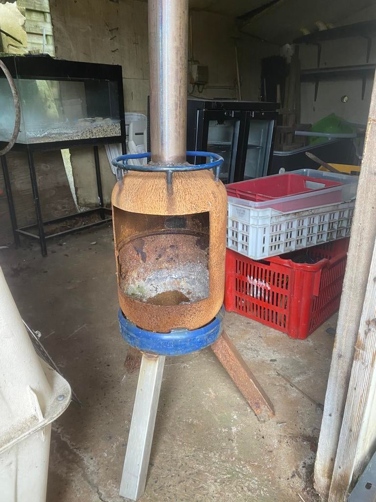 buitenstove, Ophalen, Zo goed als nieuw