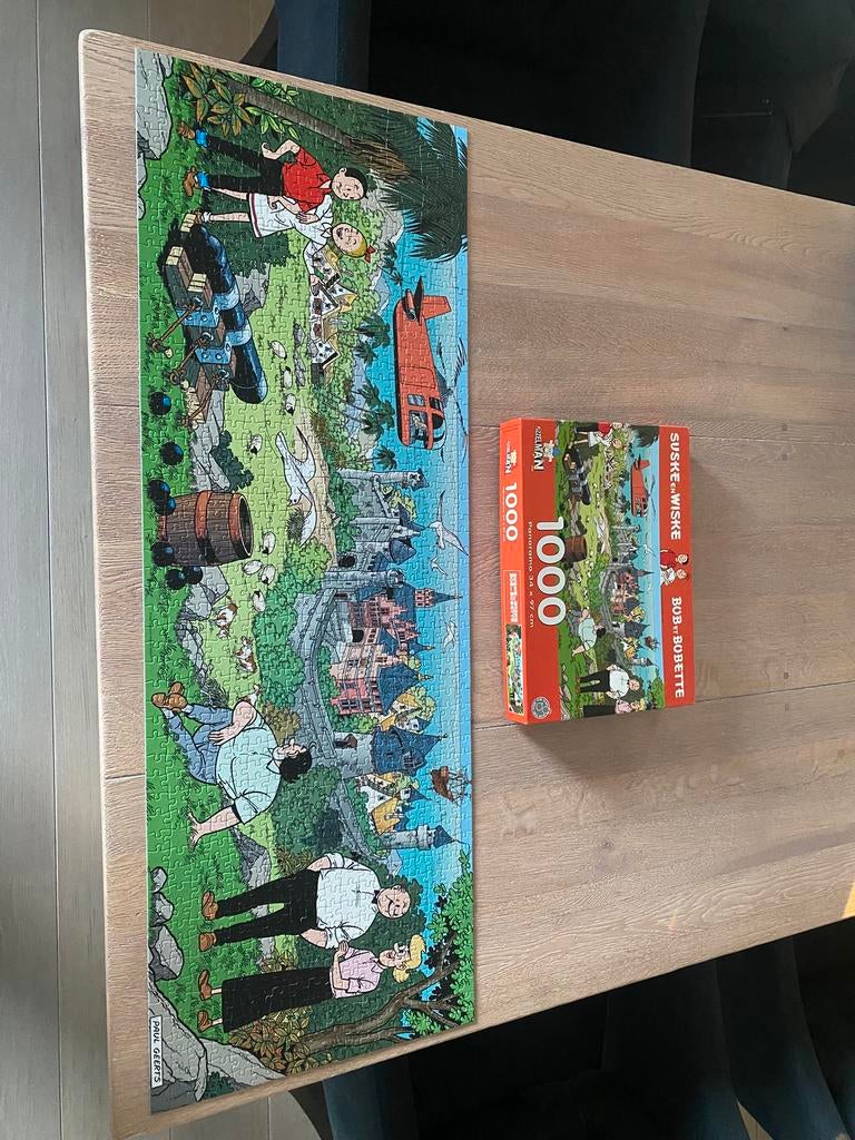 Puzzle Bob et Bobette, Hobby & Loisirs créatifs, Enlèvement ou Envoi, 500 à 1500 pièces, Comme neuf, Puzzle