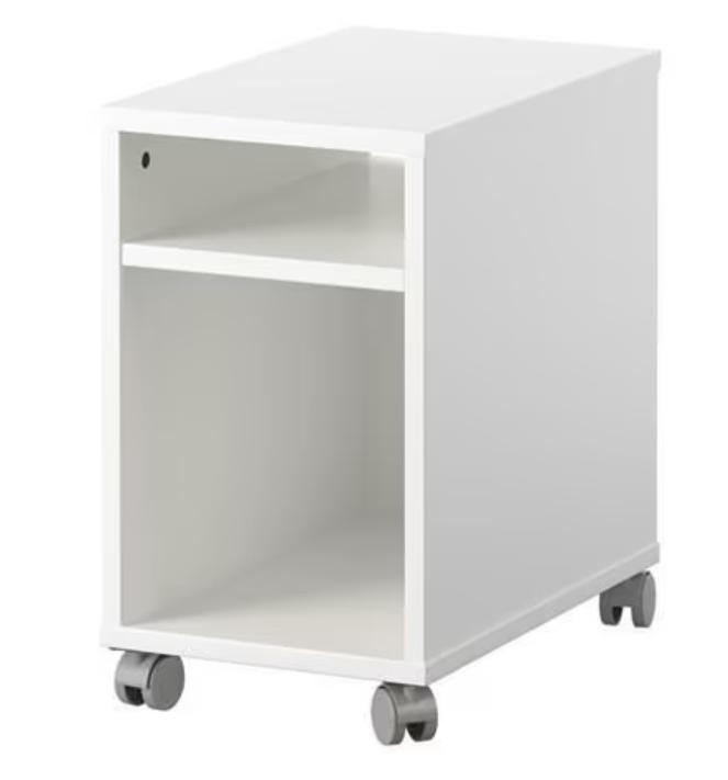 Stijlvol IKEA Oltedal nachtkastje of compacte opberger, Ophalen, Gebruikt, Minder dan 45 cm, Minder dan 55 cm